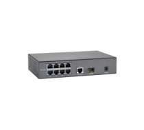 LevelOne 10-Port Fast Ethernet PoE Switch, 1 x Gigabit RJ45, 1 x Gigabit SFP, 8 PoE Outputs, 90W