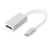 Digitus DA-70844 cable interface/gender adapter USB-C Displayport White