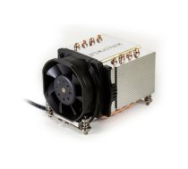 Inter-Tech A-24 Processor Cooler 6 cm Aluminium, Black