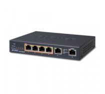 PLANET GSD-604HP network switch Unmanaged Gigabit Ethernet (10/100/1000) Power over Ethernet (PoE) Black