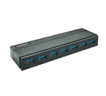 Lindy 43228 interface hub USB 3.2 Gen 1 (3.1 Gen 1) Type-A 5000 Mbit/s Black