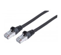Intellinet Network Patch Cable, Cat6, 10m, Black, Copper, S/FTP, LSOH / LSZH, PVC, RJ45, Gold Plated Contacts, Snagless, Booted, Polybag