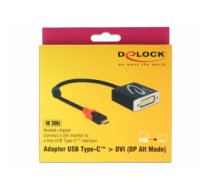 DeLOCK 61213 video cable adapter 0.2 m USB Type-C DVI Black