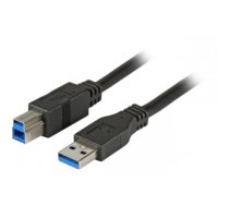 EFB Elektronik K5247SW.1 USB cable 1 m USB 3.2 Gen 1 (3.1 Gen 1) USB A USB B Black