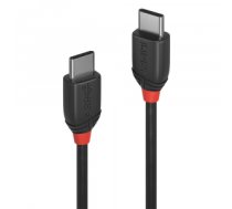Lindy 36905 USB cable 0.5 m USB 3.2 Gen 1 (3.1 Gen 1) USB C Black
