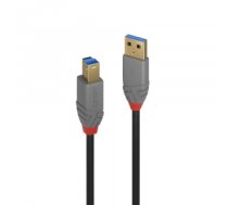 Lindy 36741 USB cable 1 m USB 3.2 Gen 1 (3.1 Gen 1) USB A USB B Black