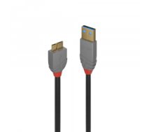 Lindy 36768 USB cable 3 m USB 3.2 Gen 1 (3.1 Gen 1) USB A Micro-USB B Black