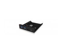 ICY BOX IB-HUB1417-I3 interface hub USB 3.2 Gen 1 (3.1 Gen 1) Type-A 5000 Mbit/s Black