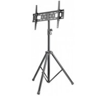 Manhattan Monitor Tripod Floor Stand, 1 screen, 37-70", Vesa 200x200 to 600x400mm, Height 124-188cm, Max 35kg, Black, Box