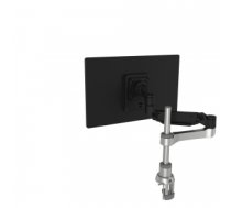 R-Go Tools R-Go Caparo 4 D2, Circular Single Monitor Arm Desk Mount, Gas Lift, 3-9kg, Black-Silver, Low Carbon Footprint