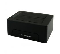 LC-Power LC-DOCK-C storage drive docking station USB 3.2 Gen 2 (3.1 Gen 2) Type-C Black