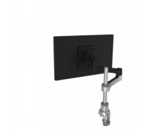 R-Go Tools R-Go Zepher 4 C2, Circular Single Monitor Arm Desk Mount, Adjustable, 0-8 kg, Black-Silver, Low Carbon Footprint