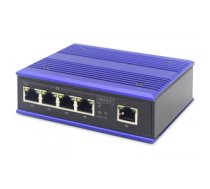 Digitus DN-651118 network switch Unmanaged L2 Gigabit Ethernet (10/100/1000) Black, Blue