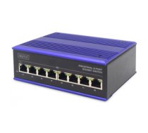 Digitus DN-651119 network switch Unmanaged L2 Gigabit Ethernet (10/100/1000) Black,Blue