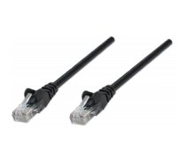 Intellinet Network Patch Cable, Cat5e, 10m, Black, CCA, U/UTP, PVC, RJ45, Gold Plated Contacts, Snagless, Booted, Polybag