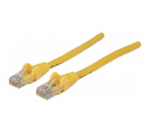 Intellinet Network Patch Cable, Cat6, 3m, Yellow, CCA, U/UTP, PVC, RJ45, Gold Plated Contacts, Snagless, Booted, Polybag