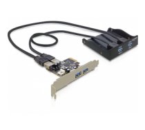 DeLOCK Front Panel + PCI Express Card interface cards/adapter USB 3.2 Gen 1 (3.1 Gen 1) Internal