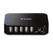 D-Link DUB-H7 USB 2.0 Type-B 480 Mbit/s Black