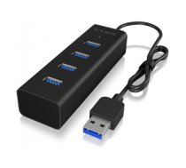 ICY BOX IB-HUB1409-U3 interface hub USB 3.2 Gen 1 (3.1 Gen 1) Type-A 5000 Mbit/s Black