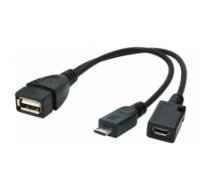 Adapteris Gembird USB OTG USB socket + MicroUSB socket - MicroUSB plug A-OTG-AFBM-04