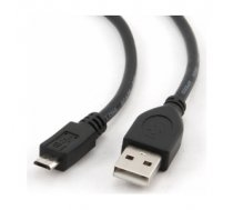 Kabelis Gembird USB Male - MicroUSB Male 1m Black CCP-MUSB2-AMBM-1M