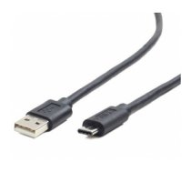 Kabelis Gembird USB Male - Type C Male 1m Black CCP-USB2-AMCM-1M