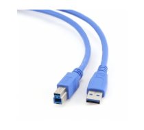 Kabelis Gembird USB Male - USB Male B 3.0 0.5m Blue CCP-USB3-AMBM-0.5M