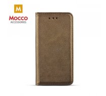 Mocco Smart Magnet Book Case Grāmatveida Maks Telefonam Samsung A750 Galaxy A7 (2018) Tumši Zeltains Samsung A750 Galaxy A7 (2018)