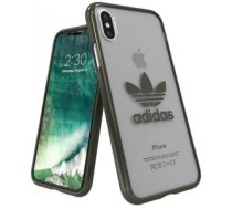 Adidas Clear Case Silikona Apvalks Priekš Apple iPhone X / XS Caurspīdīgs - Melns (EU Blister) Apple iPhone X / XS