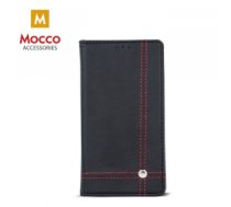 Mocco Smart Focus Book Case Grāmatveida Maks Telefonam LG X Power 2 / K10 Power Melns / Sarkans LG X Power 2 / K10 Power