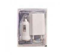 Set 3-in-1 IPHONE 3/4 (Car Charger, Travel Charger, USB Cable 30-pin)