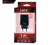 Universal charger ATX 1A USB U03 black