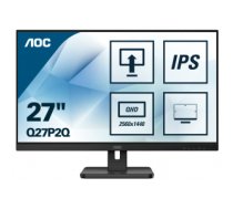 AOC Q27P2Q LED display 68.6 cm (27") 2560 x 1440 pixels Quad HD Black