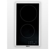 Beko HDMC32400TX hob Black, Stainless steel Built-in 30 cm Ceramic 2 zone(s)