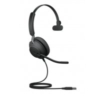 Jabra Evolve2 40, MS Mono Headset Head-band Black