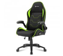 Sharkoon Elbrus 1 Universal gaming chair Padded seat Black,Green