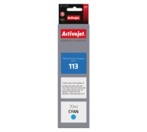 Activejet AE-113C ink cartridge for Epson, Epson 113 C13T06B240 compatible; Supreme; 70 ml; cyan.