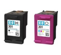 HP 301 Original Black, Cyan, Magenta, Yellow 2 pc(s) Standard Yield