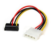 StarTech.com 6in 4 Pin LP4 to Left Angle SATA Power Cable Adapter