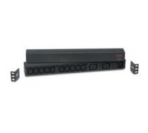 APC RACK PDU BASIC 1 U 16A 230V power distribution unit (PDU) 12 AC outlet(s) 0U/1U Black