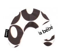 La Bebe™ Mimi Nursing Cotton Pillow Art.17002 Art Deco Black/Silver Pakaviņš spilventiņš 19x46 cm 2000000170022