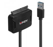 Lindy 43311 cable gender changer USB-A 3.0 SATA 3.0 Melns