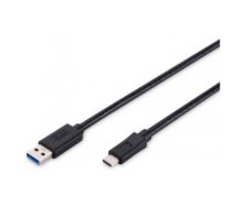 ASSMANN Electronic 1m USB 3.1 C - A USB cable USB 3.2 Gen 2 (3.1 Gen 2) USB C USB A Black