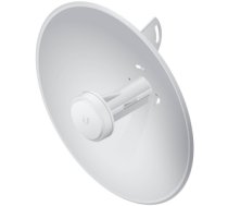 Ubiquiti airMAX PowerBeam M5 300, 5 GHz, 22 dBi bridge with 150+ Mbps throughput, 3+ km link range, 1 x 10/100 MbE port, 24V, 0.5A PoE adapter(Included), Pole mount kit(Included), Wind survivability 200 km/h, ESD/EMP protection Air/contact: ± 24 kV PBE-M5