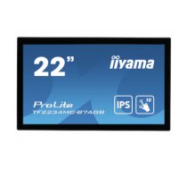 iiyama ProLite TF2234MC-B7AGB touch screen monitor 54.6 cm (21.5") 1920 x 1080 pixels Multi-touch Multi-user Black