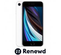Mobilais Telefons Renewd Apple iPhone SE 2020 11,9 cm (4.7") Hibrīda duālā SIM iOS 14 4G 64 GB Balts Atjaunots