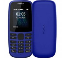 Mobilais Telefons Nokia 105 TA-1203 Blue, 1.77 ", TFT, 120 x 160 pixels, 4 MB, 4 MB, Single SIM, USB version microUSB, 800 mAh 105SSTA1203Blue