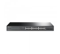 TP-LINK JetStream 28-Port Gigabit Smart PoE Switch with 24-Port PoE+