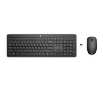 HP 235 keyboard RF Wireless QWERTY English Black