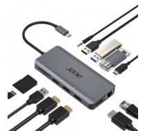 Acer HP.DSCAB.009 notebook dock/port replicator Wired USB 3.2 Gen 1 (3.1 Gen 1) Type-C Silver